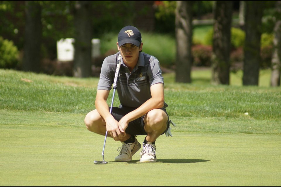 Orillia golfer Joe MacNeil has been making a name for himself at the collegiate level in the United States. Contributed photo