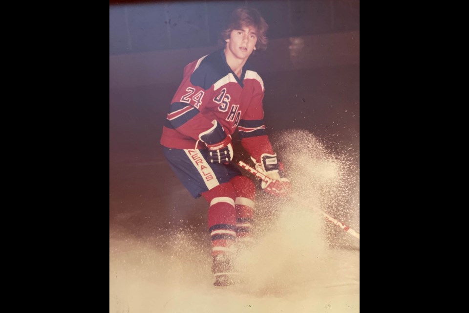 Ray Flaherty, shown when he played in the OHL for the Oshawa Generals in the early 1980s, went on to make a big impact in Orillia as a player for the Travelways and a coach for the Terriers. He passed away in October.
