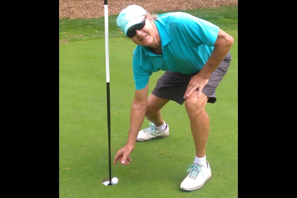 Ted LaPalm scored his second hole in one of the summer, when he aced the 13th hole on Hawk Ridge's Meadow Nest course on Aug. 9. Contributed photo