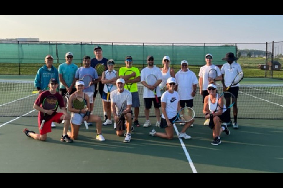 The Orillia and Oro-Medonte tennis clubs competed in the Summer Slam in Simcoe recently at the West Orillia Sports Complex.