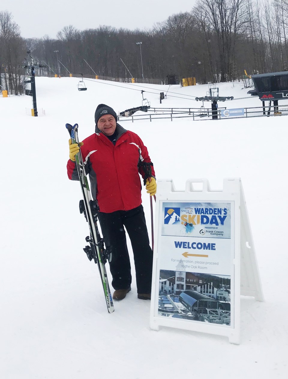 Warden's Ski Day - Warden George Cornell