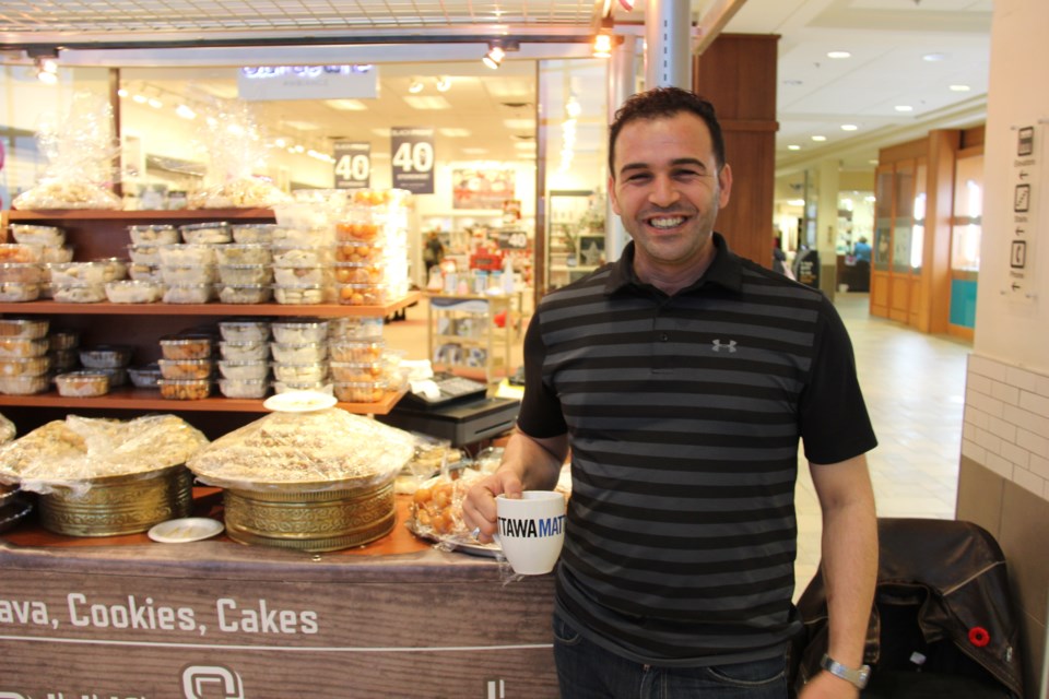 Aeman Alkadour launched his pastry business in Billings Bridge Shopping Centre in October. Alex Robinson/OttawaMatters.com