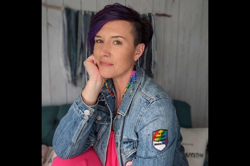 Sophie Smith-Dore, mother of a transgender student at St. Joseph's High School in Renfrew. 