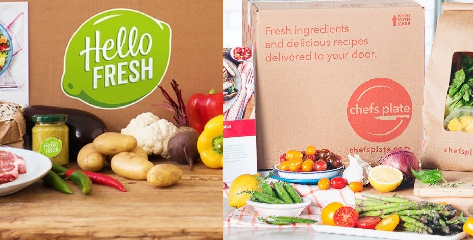 Hello Fresh and Chefs Plate. Photos/ hellofresh.ca and chefsplate.com