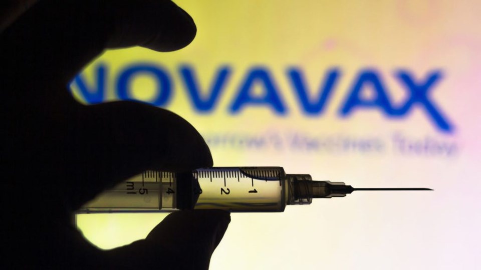 Novavax Vaccine Stock Photo