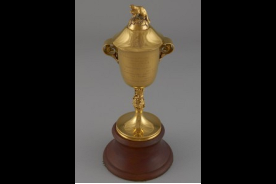 The Trophy awarded for winning the Queen’s Plate. 