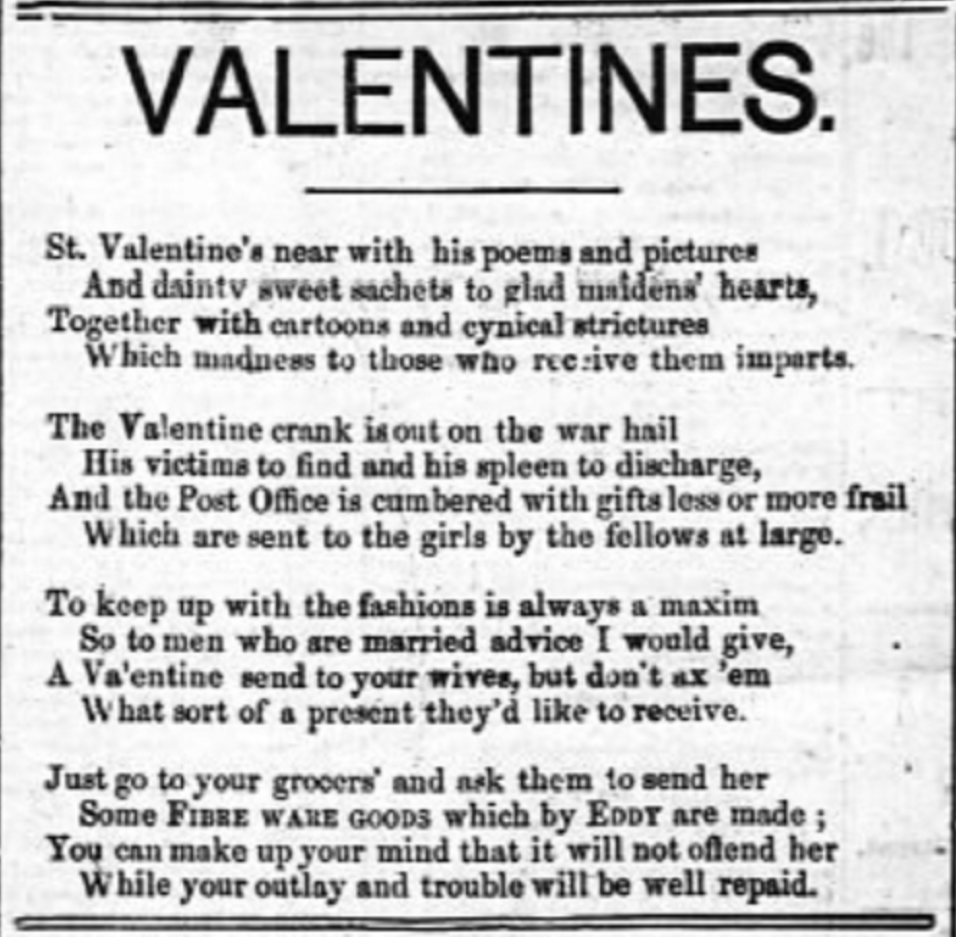 Remember This? Valentine's Day in old Ottawa - CityNews Ottawa
