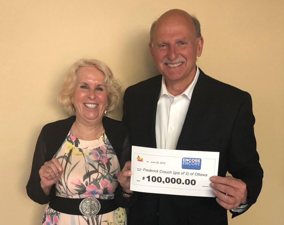 2018-07-03 LOTTERY WINNERS Frederick Crouch and Hildburg Wynne