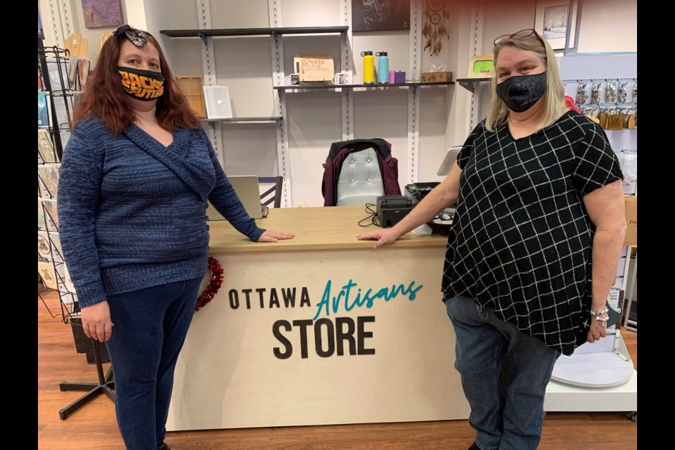 Co-owners of Ottawa Artisans Store, 2021. Photo/ Denis Armstrong