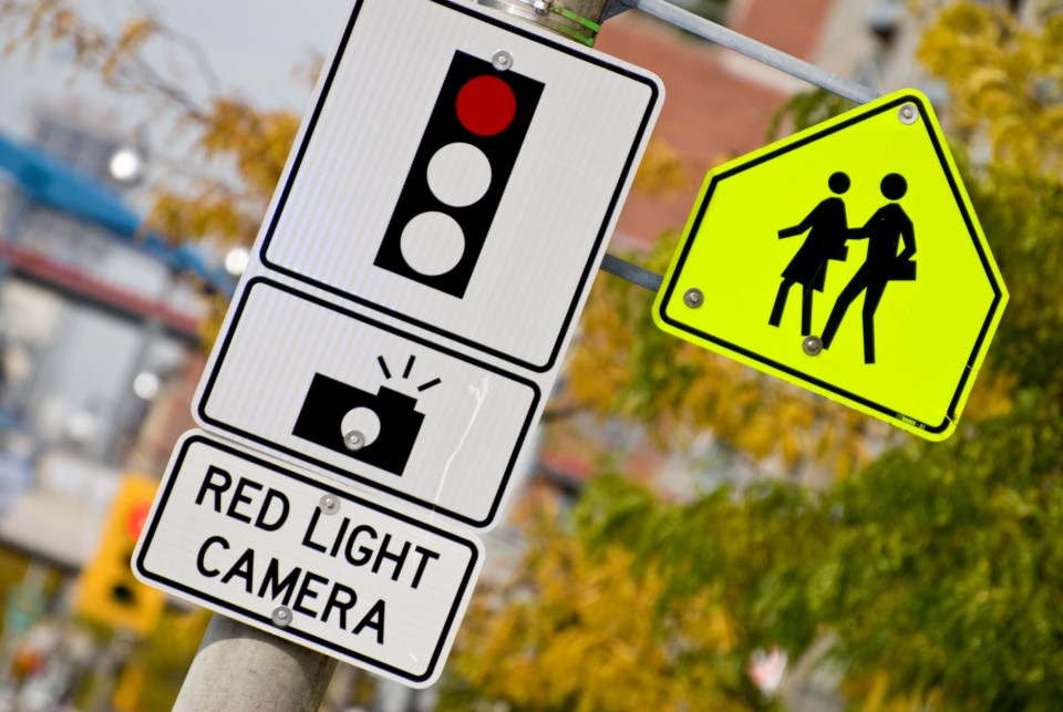 2019-11-13 istock red light camera sign