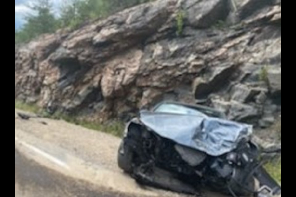 Emergency crews responded to a three vehicle collision on Highway 60 on August 1. 
