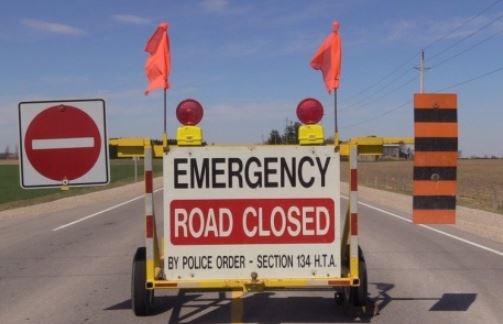 Road closure