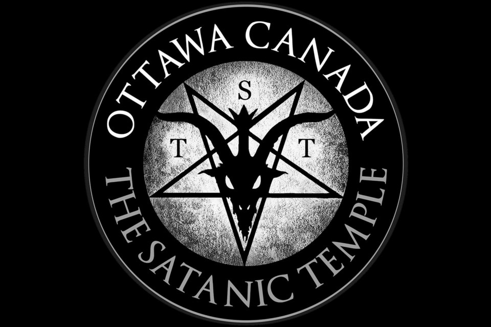 The Satanic Temple of Ottawa logo. Photo/ The Satanic Temple of Ottawa on Facebook