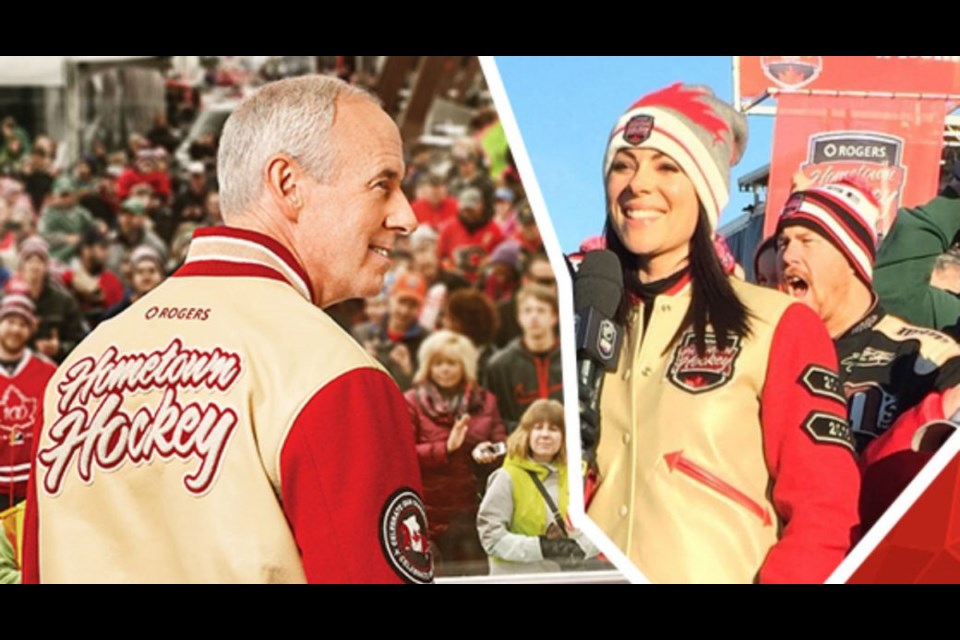 Ron MacLean and Tara Slone host Rogers Hometown Hockey. Photo/ Sportsnet