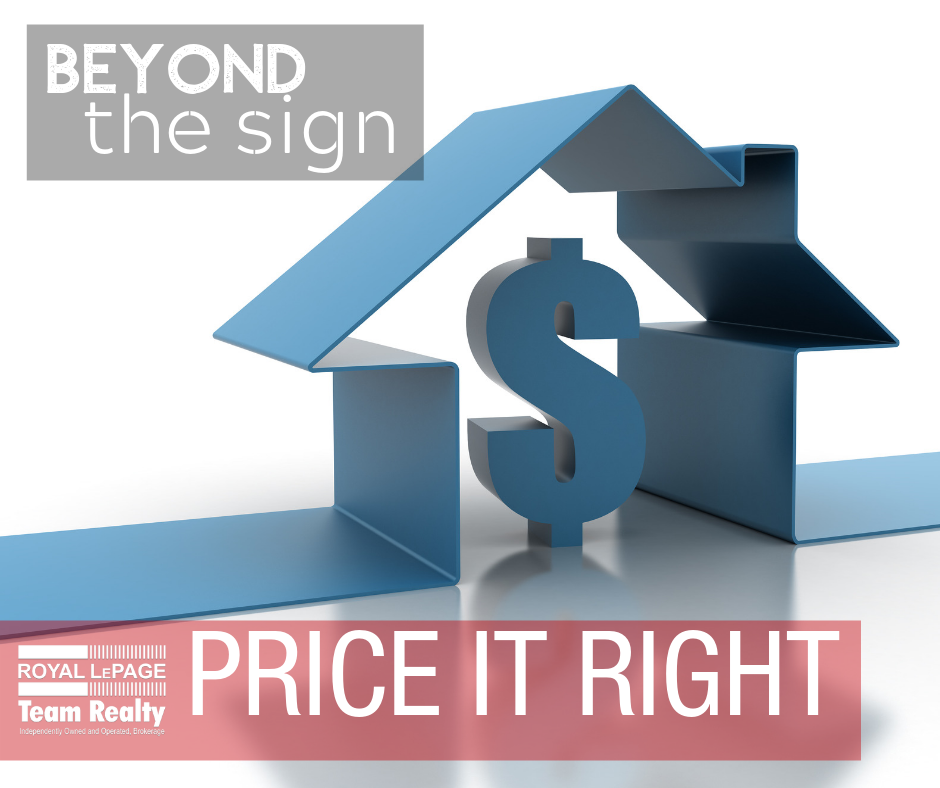 beyond the sign - price it right