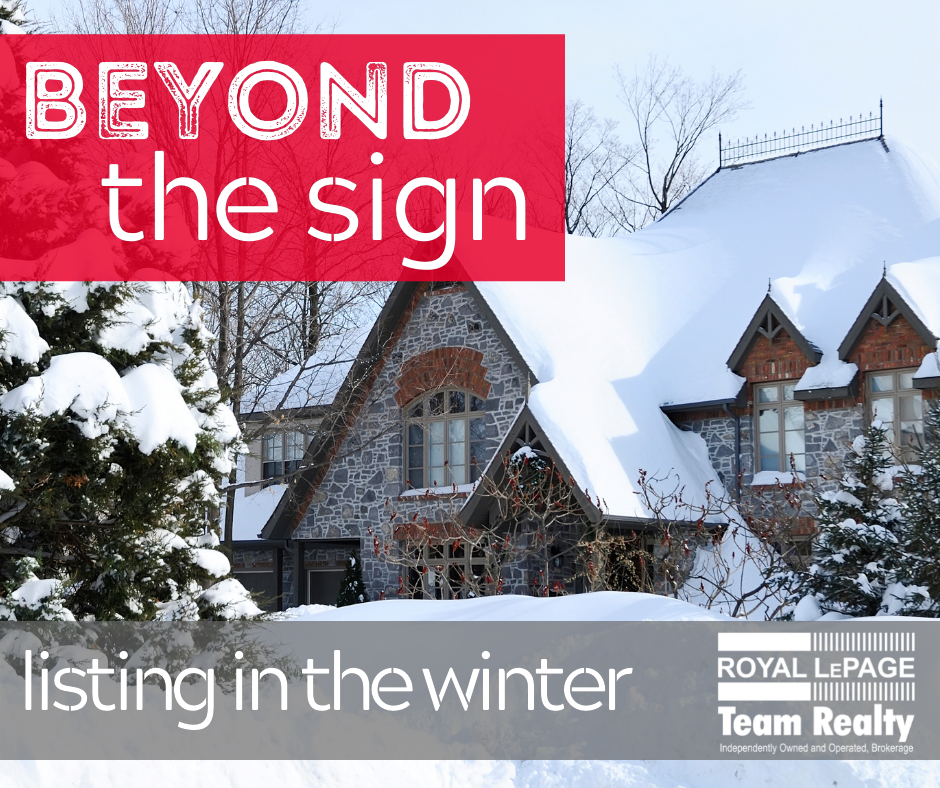 listing in the winter - Royal LePage 