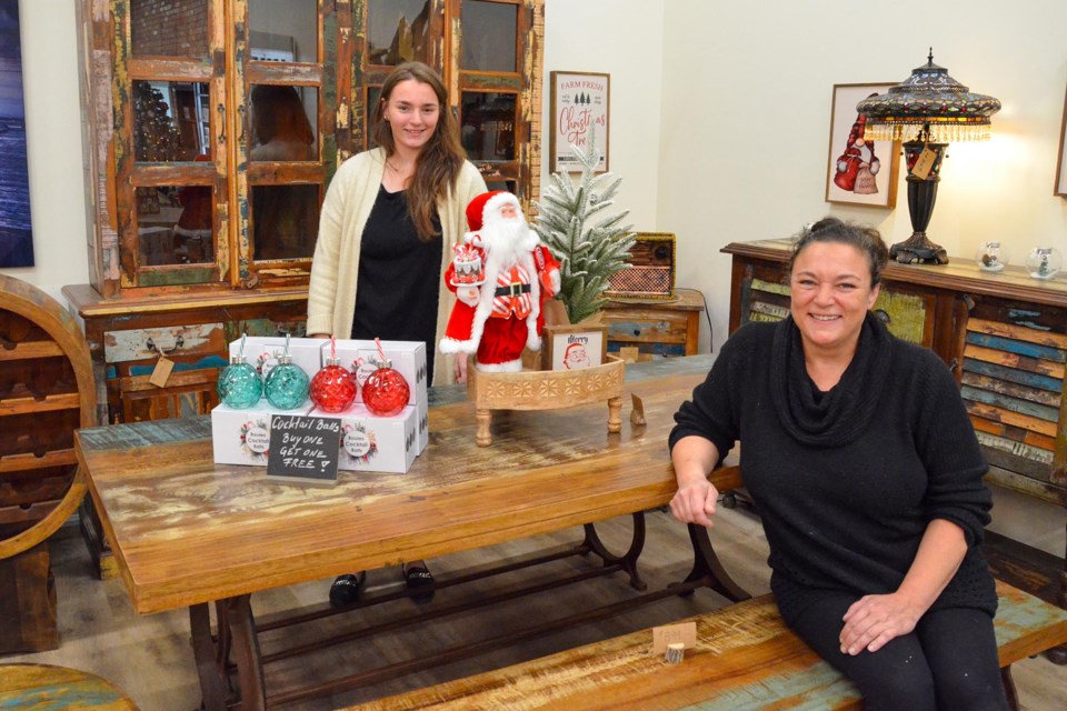 Grace Rufenacht and her mom, Jackie, are proprietors of One of a Kind Furniture Décor and More.