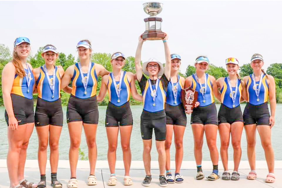 In May 2023, at the 76th annual Canadian Secondary Schools Rowing Association (CSSRA) Regatta in St. Catharines, Crossley’s Women’s Senior 8 won gold. Emma Goedhart, Sarah Stacey, Malarie Jones, Juliette Freure, Emmerson Darling, Claire Leavens, Samantha Wimbush, Kaylea Bray, coxswain Shane Irvine.