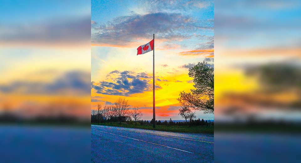 Canadian Maple Leaf flag