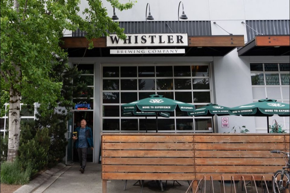 Outside Whistler Brewing in Function Junction, Whistler