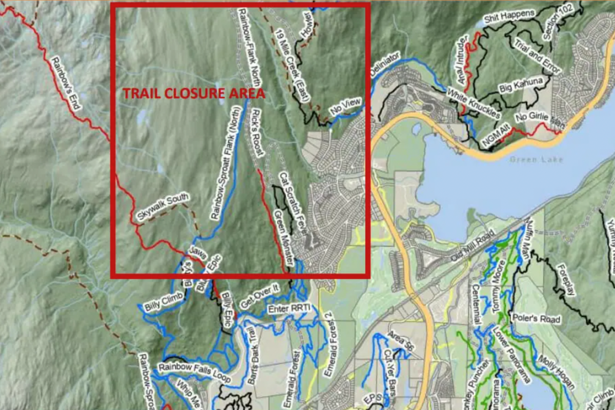 Several Whistler trails closed after cougar encounter