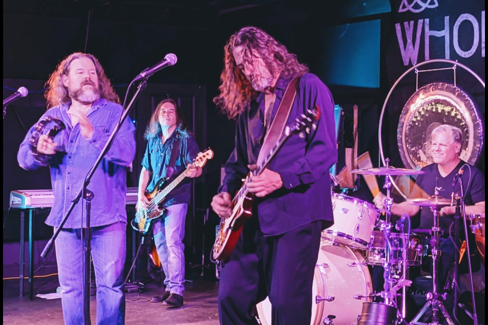 Band members of A Whole Lotta Led, left to right: Greg Reamsbottom, Kevin Torvick, Phil Richard and Wes Lawrie.