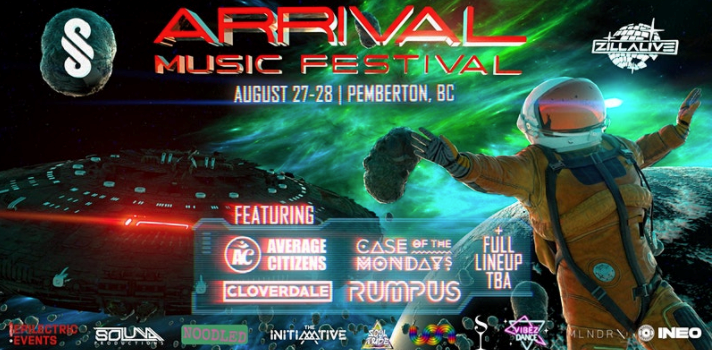 Arrival Music festival - Pemberton BC 2021 promo