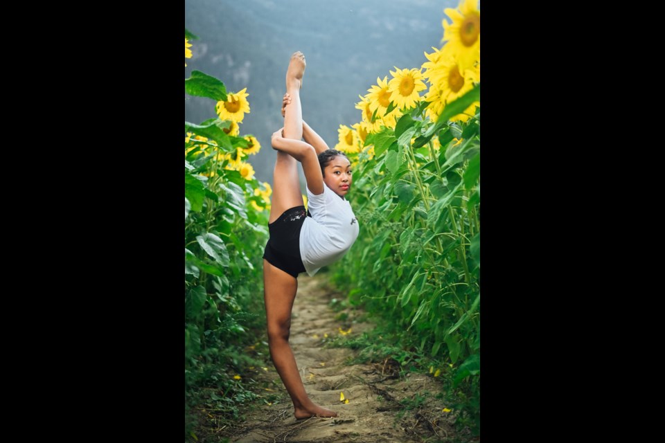 Ashanti Faith Salio-An of the Pemberton Dance Studio poses for the camera.