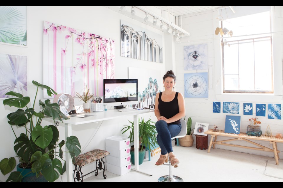 Desirée Patterson in her Vancouver studio. 