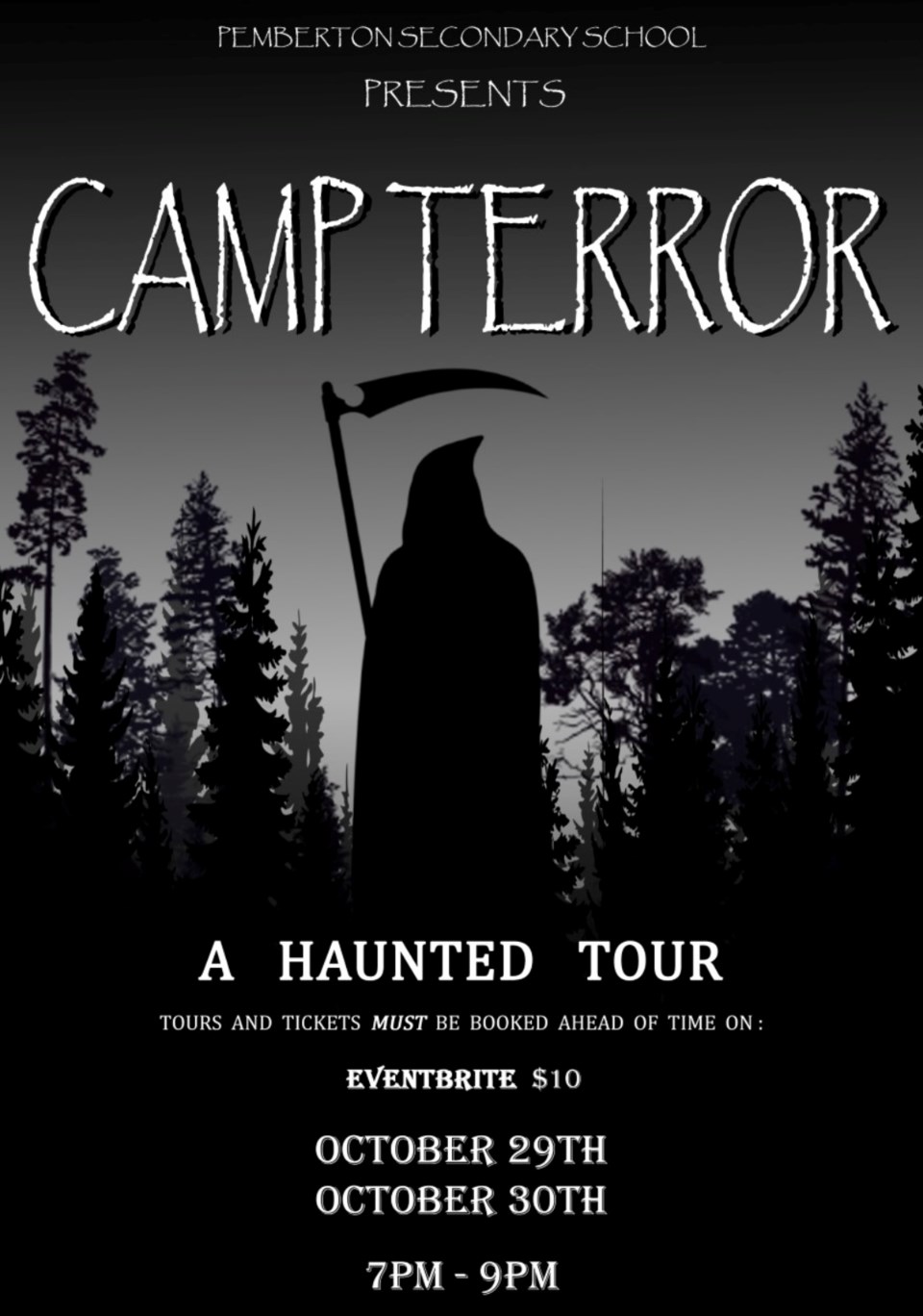 PSS Camp terror Poster