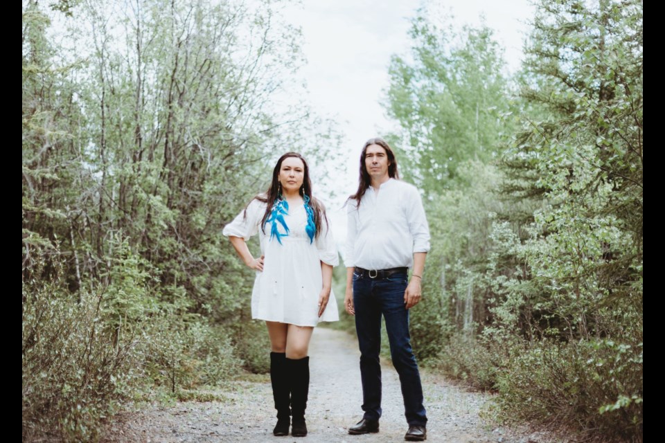 Siblings Leela and Jay Gilday represent the Dene First Nation in their musical partnership called "Sechile Sedare."
