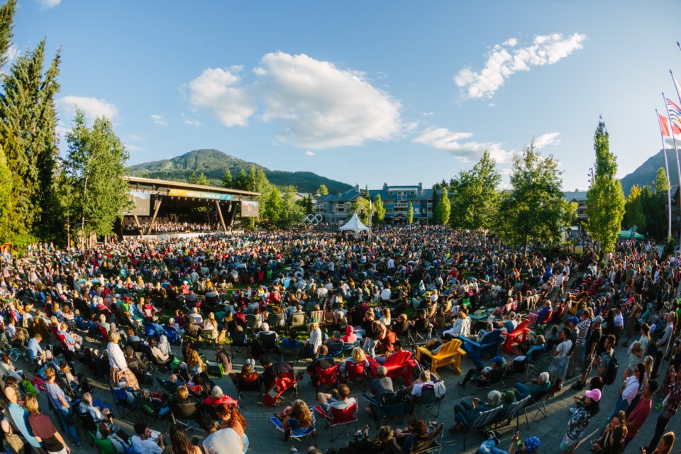 The Vancouver Symphony Orchestra performing in Whistler on June 29, 2023.