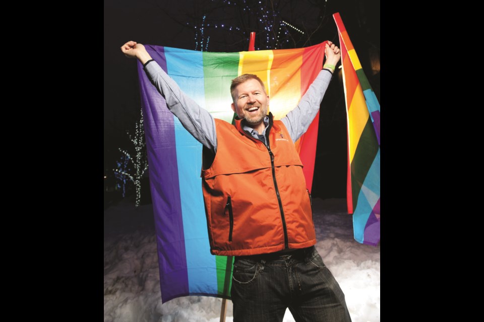 Former director of the Whistler Pride and Ski Festival, Dean Nelson. 
