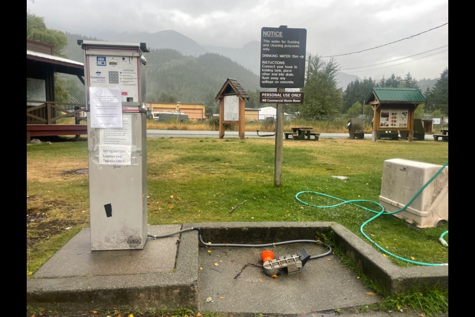 Pemberton's sani-dump.