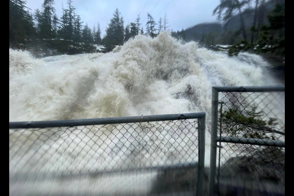 Nairn Falls south of Pemberton was raging on Jan. 30.