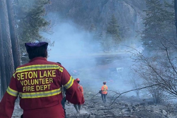 An April 16 wildfire near Seton Portage and Shalalth marks an early start to the wildfire season in the Squamish-Lillooet Regional District.
