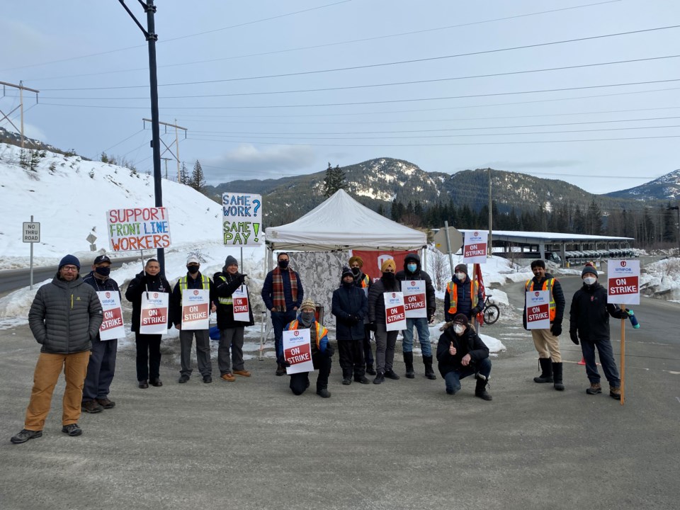 Whistler transit strike