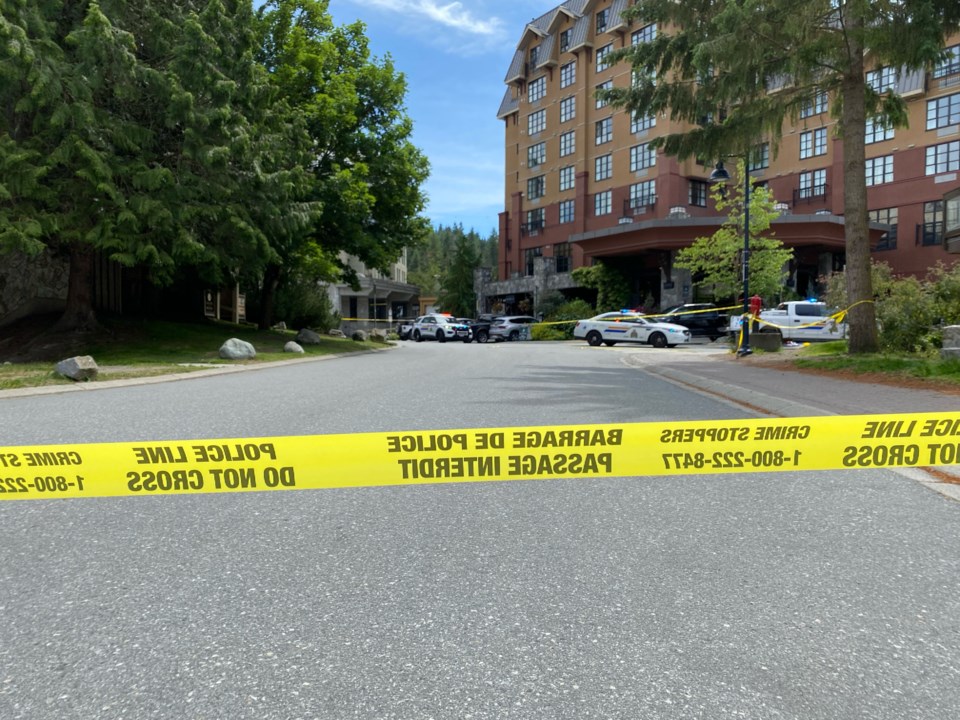 whistler village crime scene July 24 3 