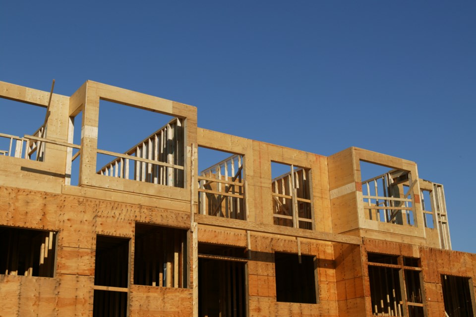 housing development under construction sea to sky