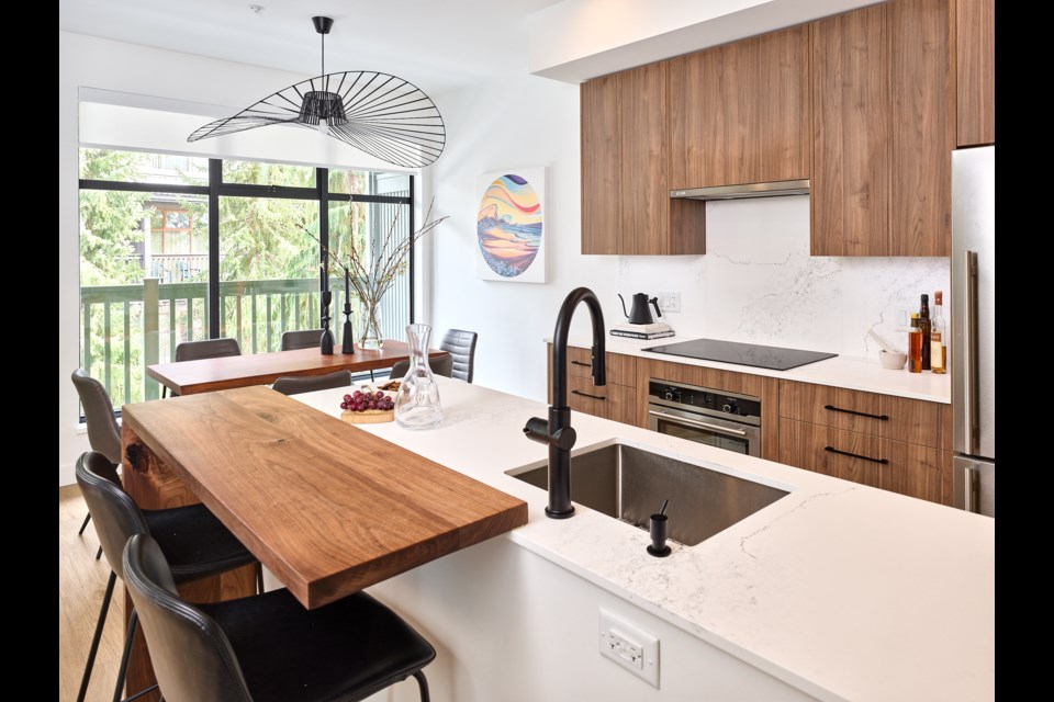 Alair Whistler's "Fresh Tracks" project is a finalist in the Best Condo Residential Renovation under $250,000 category at this year's Georgie Awards.