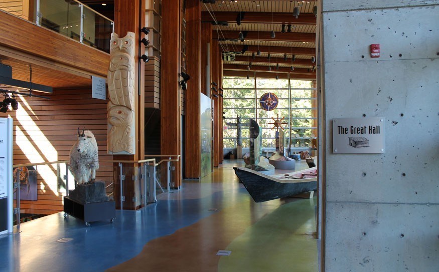 Squamish Lil'wat Cultural Centre great hall