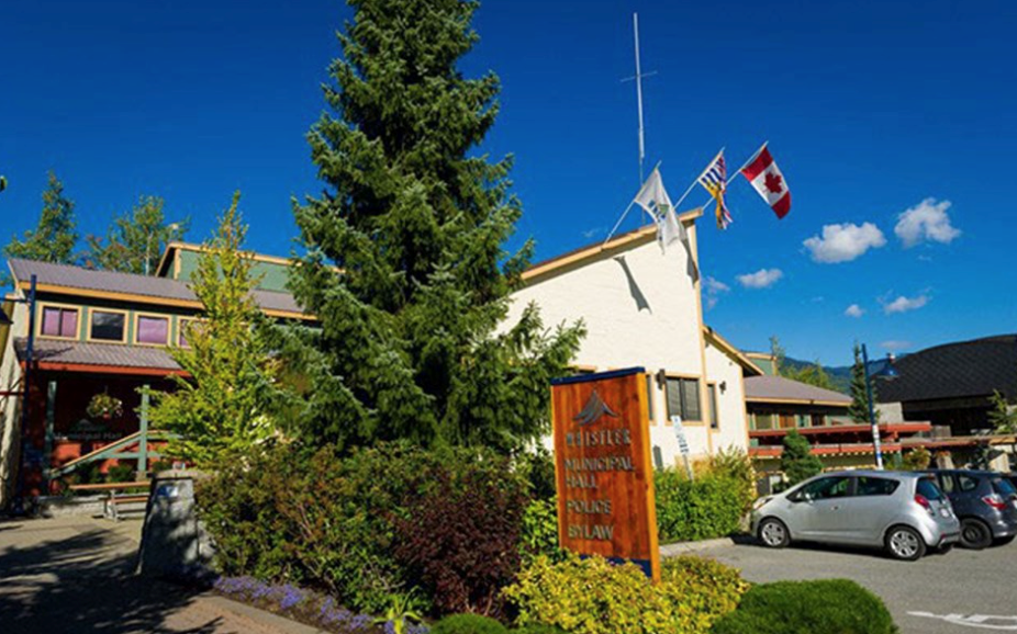 Whistler's municipal hall. File photo. Screen Shot 2020-10-04 at 4.33.45 PM