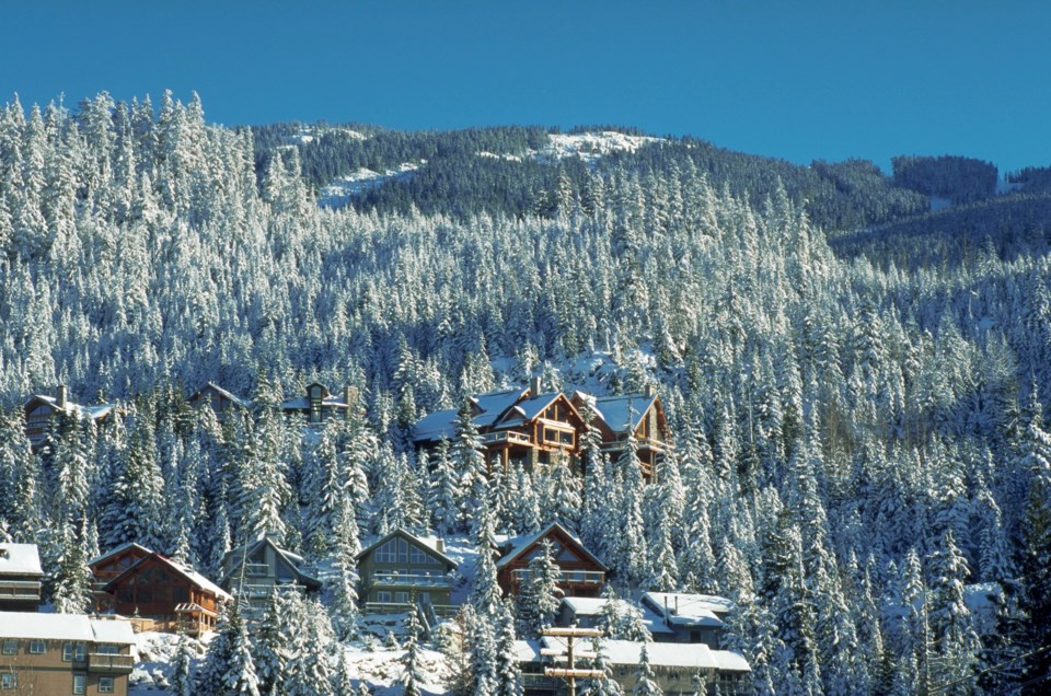 Whistler mountainside homes