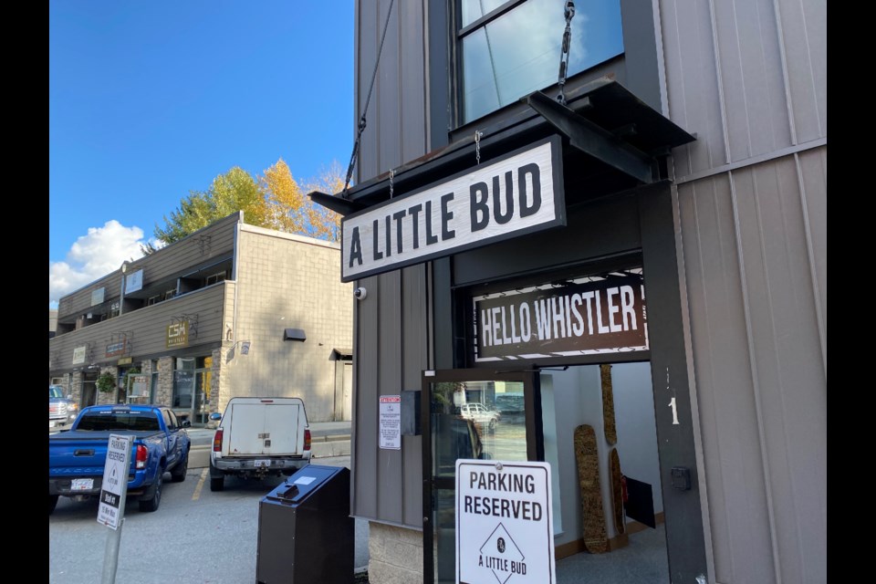 A little bud store front in Function Junction. 
