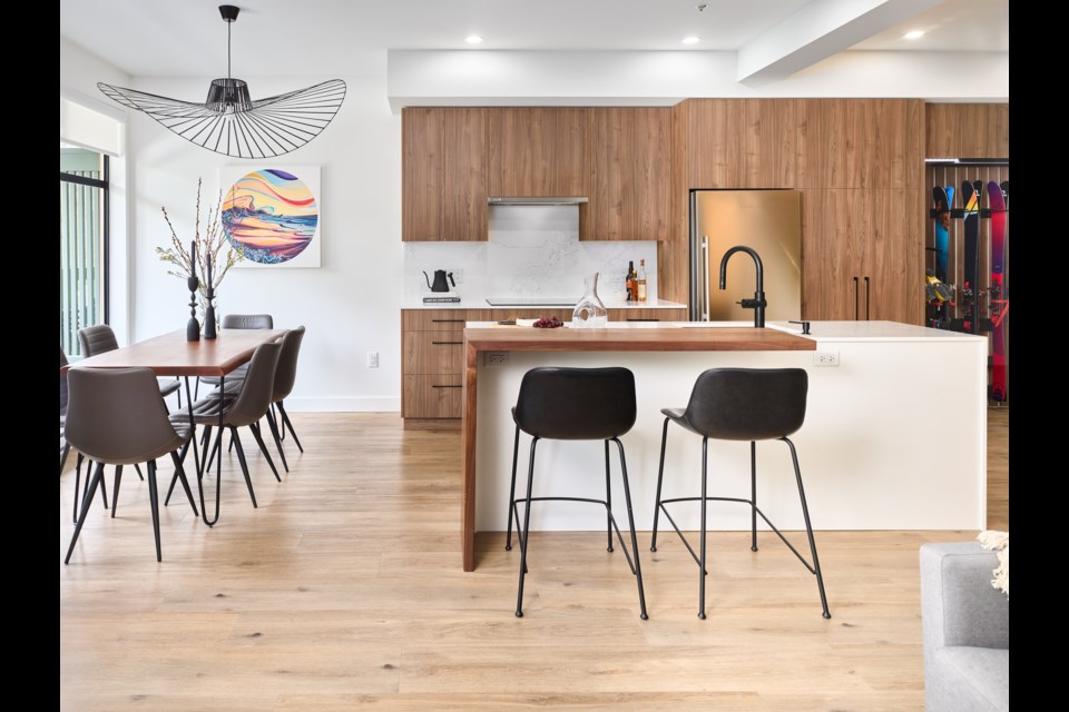 Alair Whistler's condo renovation, "Fresh Tracks."