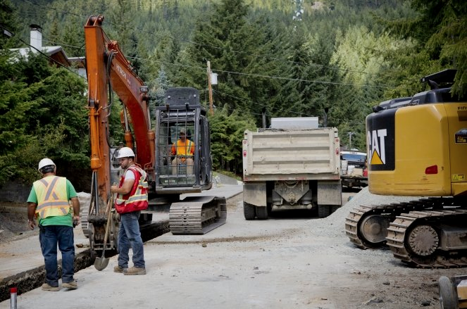 Resort municipality of Whistler utilities crew