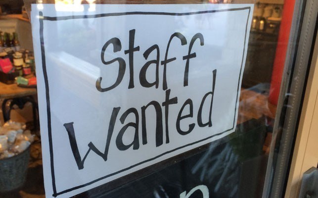 staff wanted