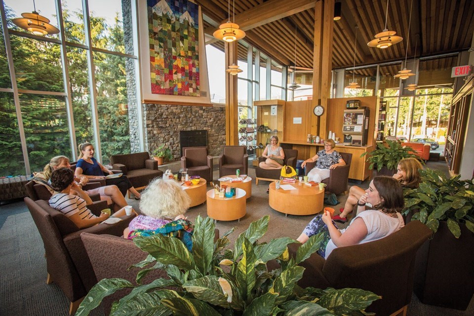 The Whistler Public Library in pre-pandemic times. 