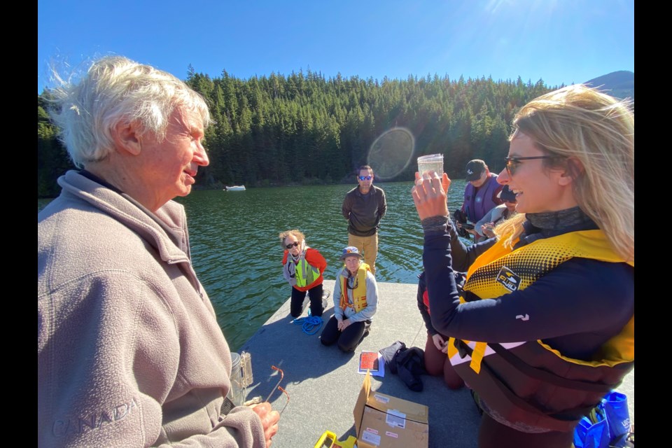 Renowned limnologist Rick Nordin shares his love of lakes with Whistler residents at a LakeKeepers workshop on Sept. 18.