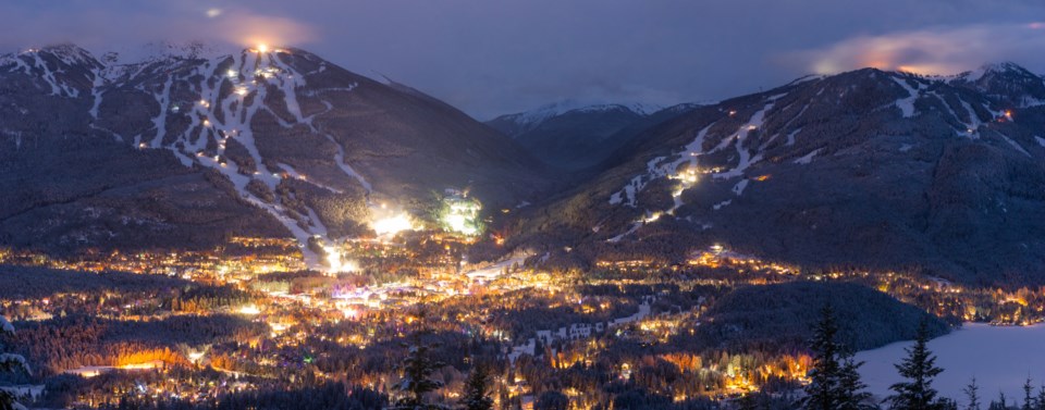 Whistler VIllage getty snow Max